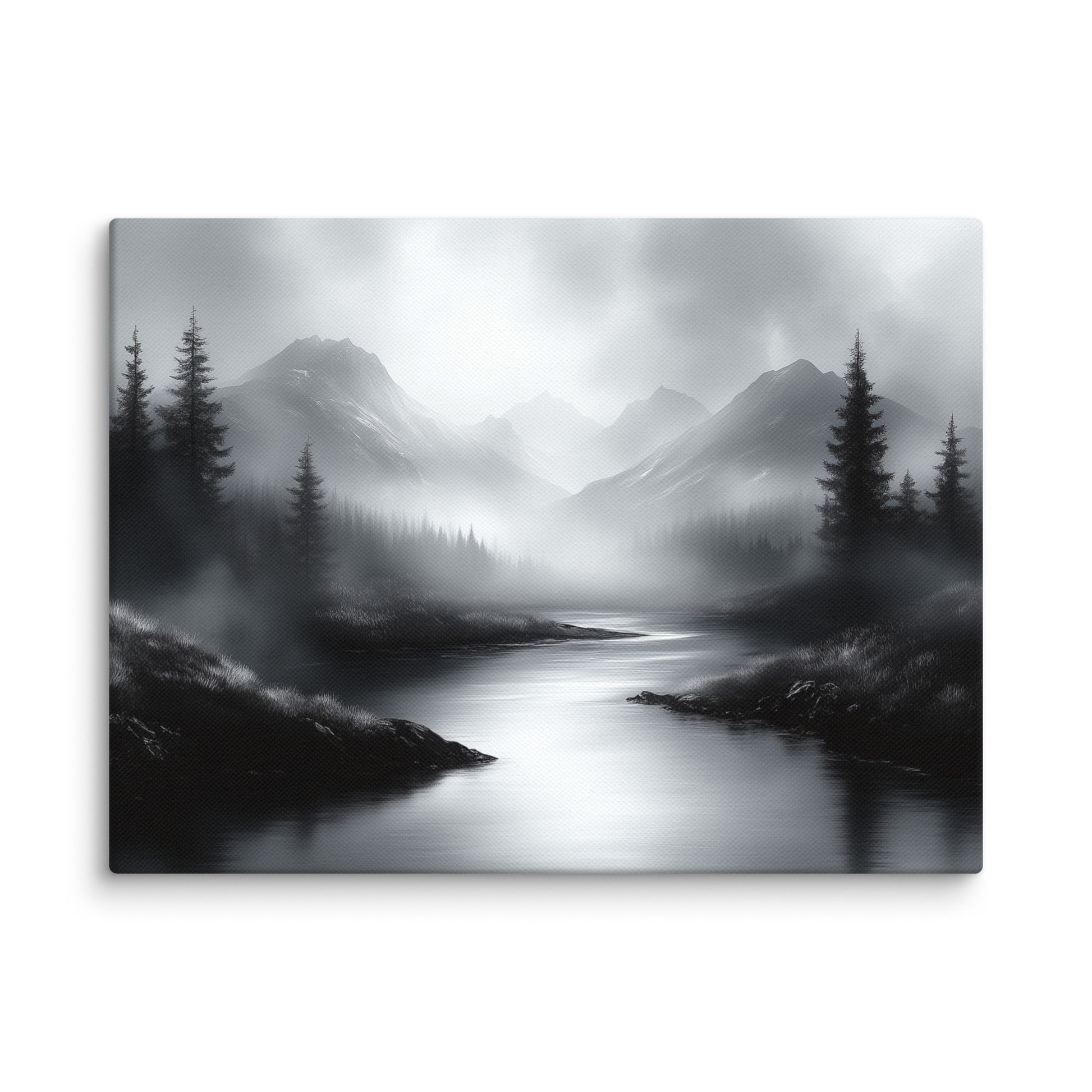 Tableau Paysage Nature Noir et Blanc Affiches, reproductions et œuvres graphiques Art Virtuoso S