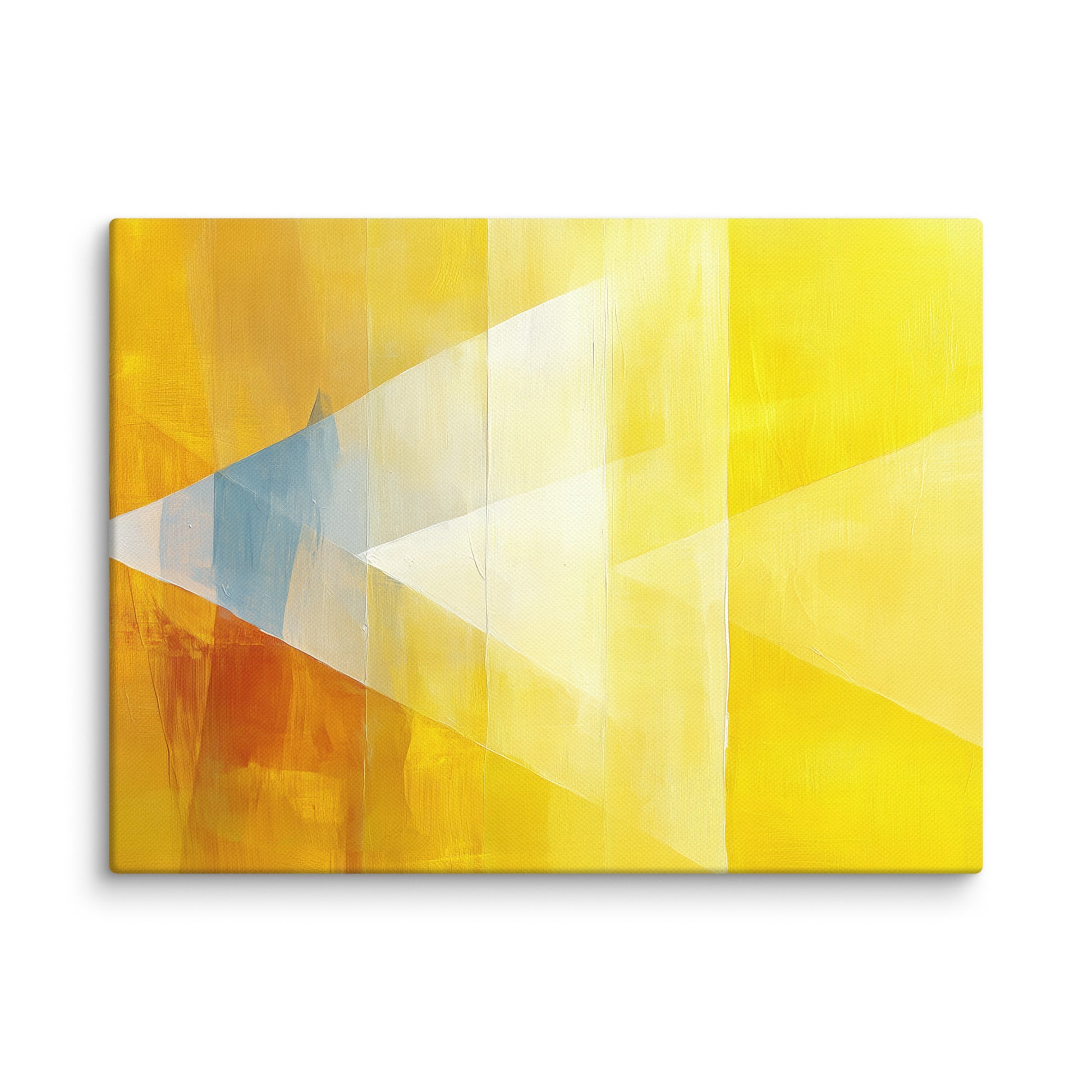 Tableau Jaune Abstrait : Prisme Solaire Affiches, reproductions et œuvres graphiques Art Virtuoso S