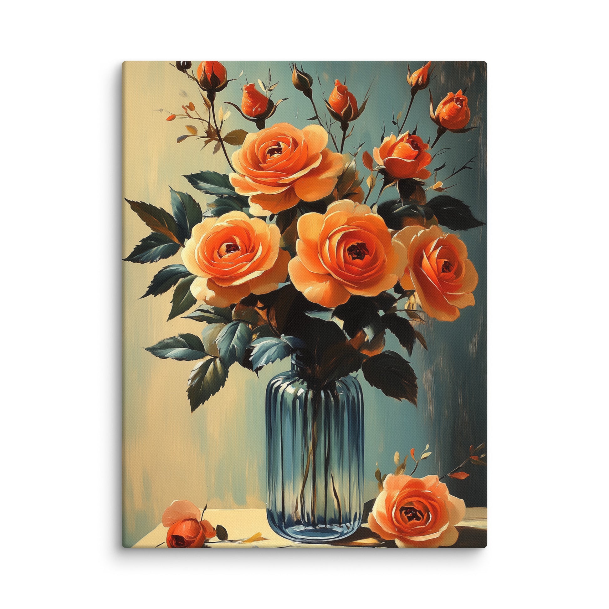 Tableau Vintage Cuisine : Roses Abricot Affiches, reproductions et œuvres graphiques Art Virtuoso S