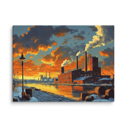 Tableau Vintage Industriel Urbain Affiches, reproductions et œuvres graphiques Art Virtuoso S