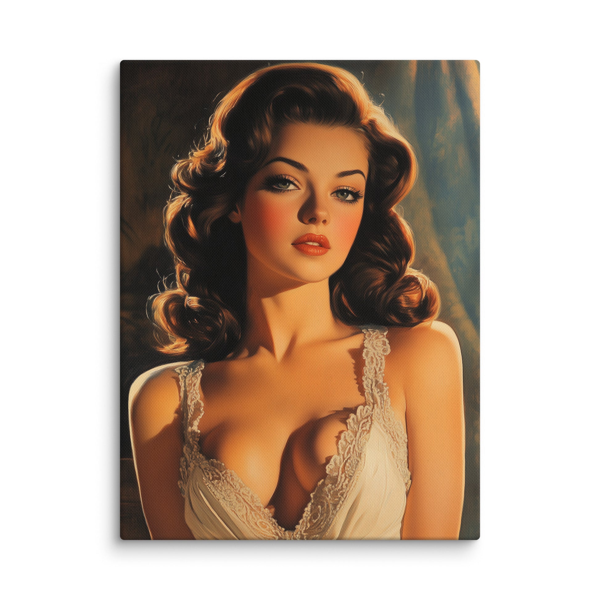 Tableau Femme Vintage : Diva Hollywoodienne Affiches, reproductions et œuvres graphiques Art Virtuoso S