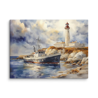 Tableau Bateau Bretagne : Phare du Morbihan Affiches, reproductions et œuvres graphiques Art Virtuoso S