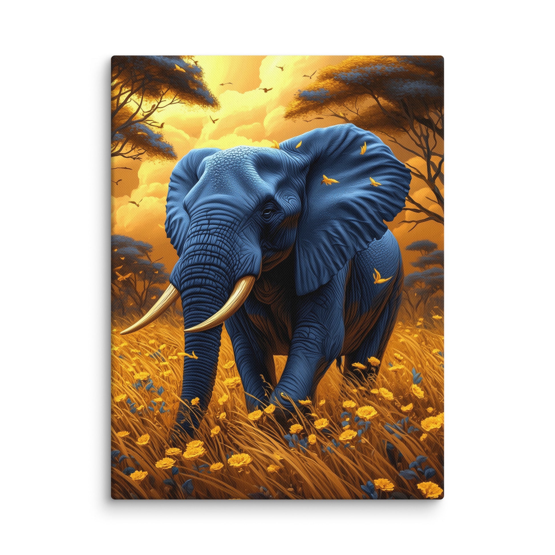 Peinture Éléphant Moderne Sauvage Affiches, reproductions et œuvres graphiques Art Virtuoso S