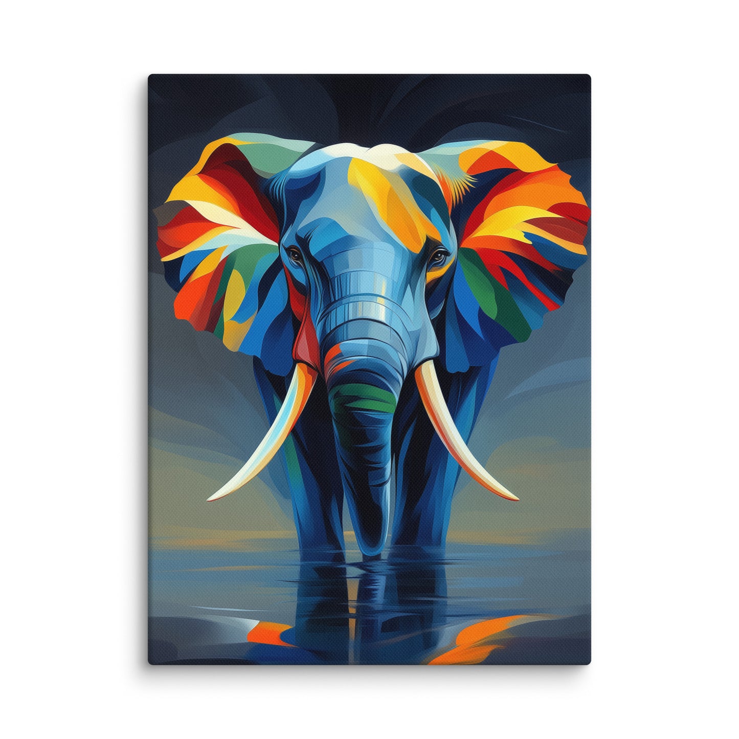 Peinture Éléphant - Couleur Chromatique Affiches, reproductions et œuvres graphiques Art Virtuoso S