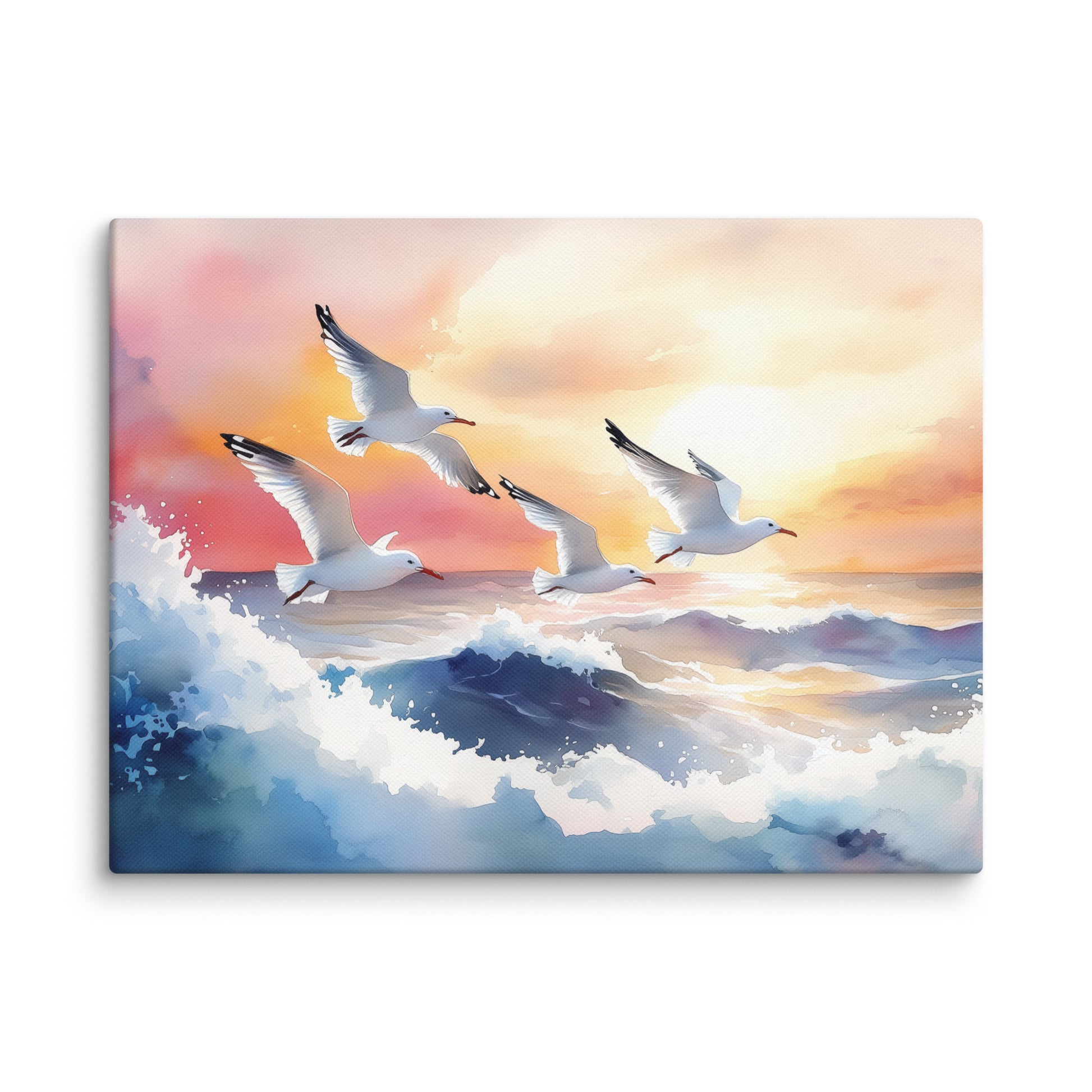 Peinture Aquarelle - Oiseaux de Mer Affiches, reproductions et œuvres graphiques Art Virtuoso S