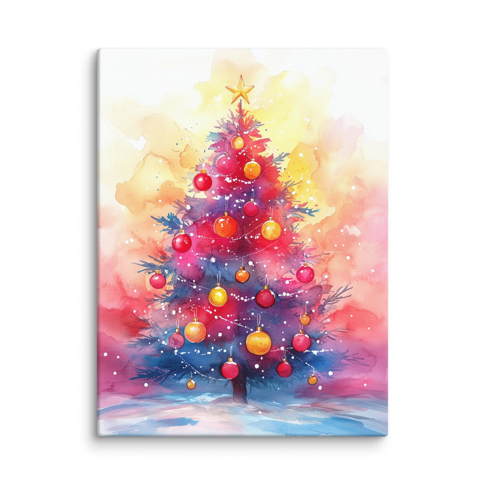 Peinture Aquarelle Noël - Magie des Fêtes Affiches, reproductions et œuvres graphiques Art Virtuoso S