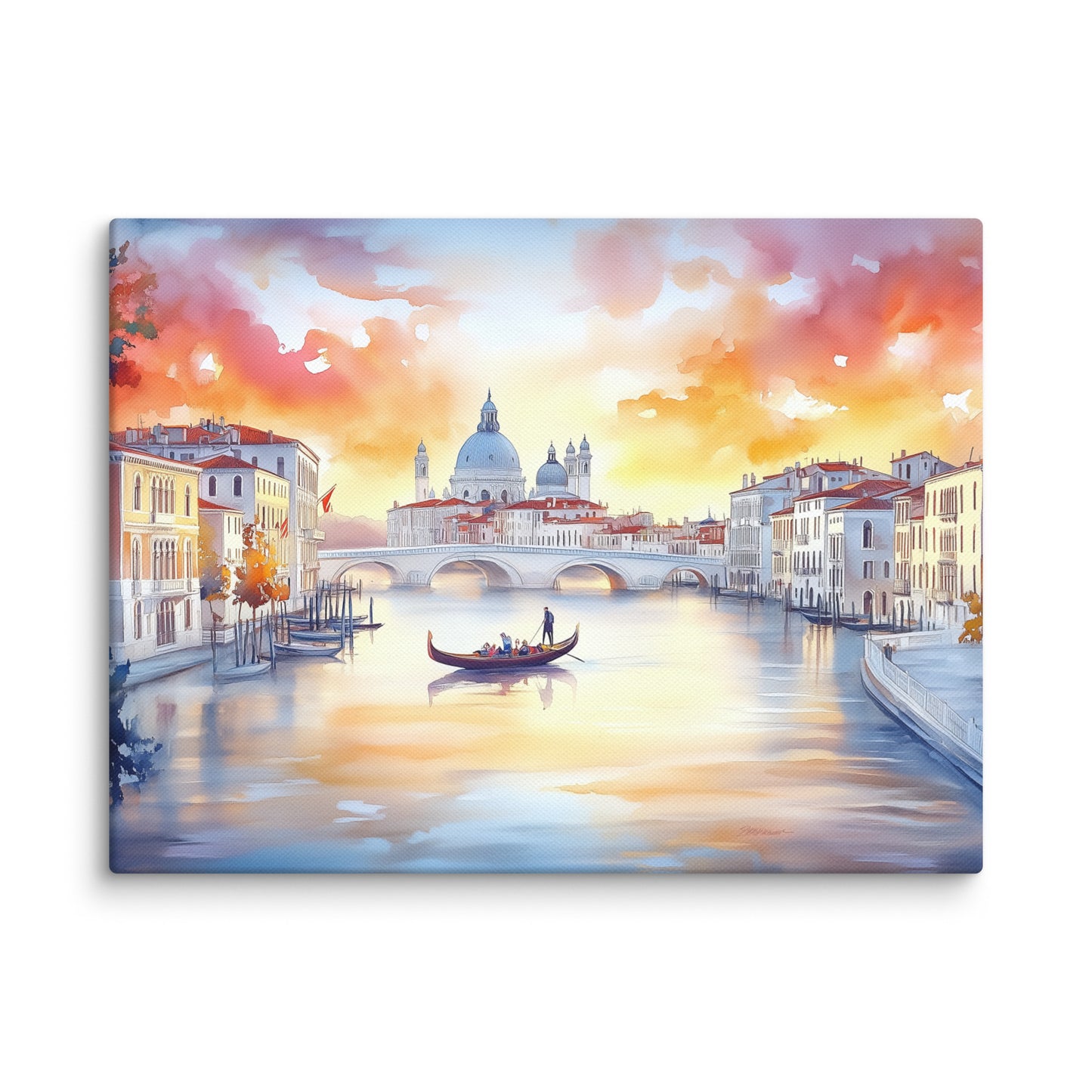 Peinture Aquarelle Venise – Évasion Romantique vers les Canaux Affiches, reproductions et œuvres graphiques Art Virtuoso S