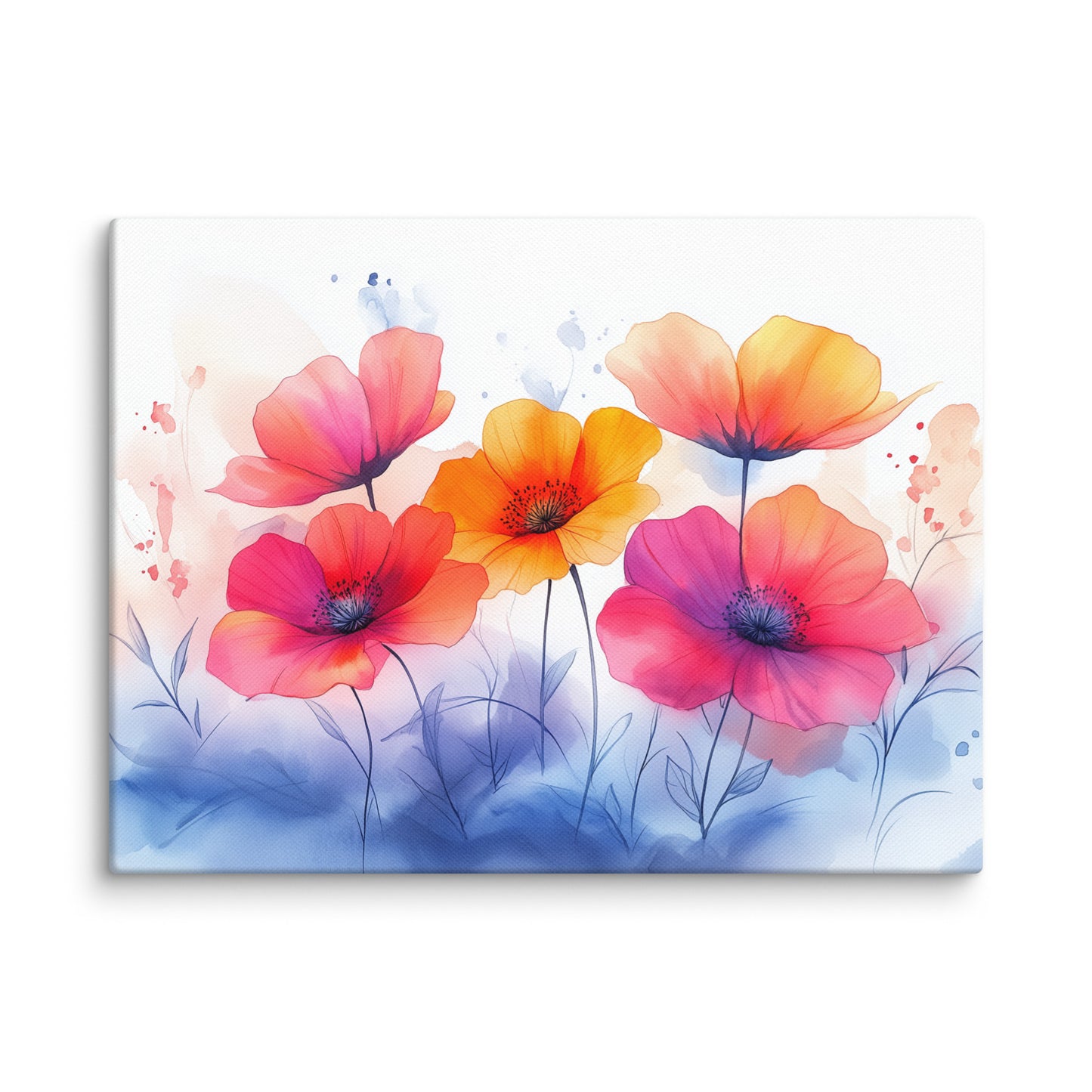 Peinture Aquarelle Fleurs – Douces Couleurs Affiches, reproductions et œuvres graphiques Art Virtuoso S