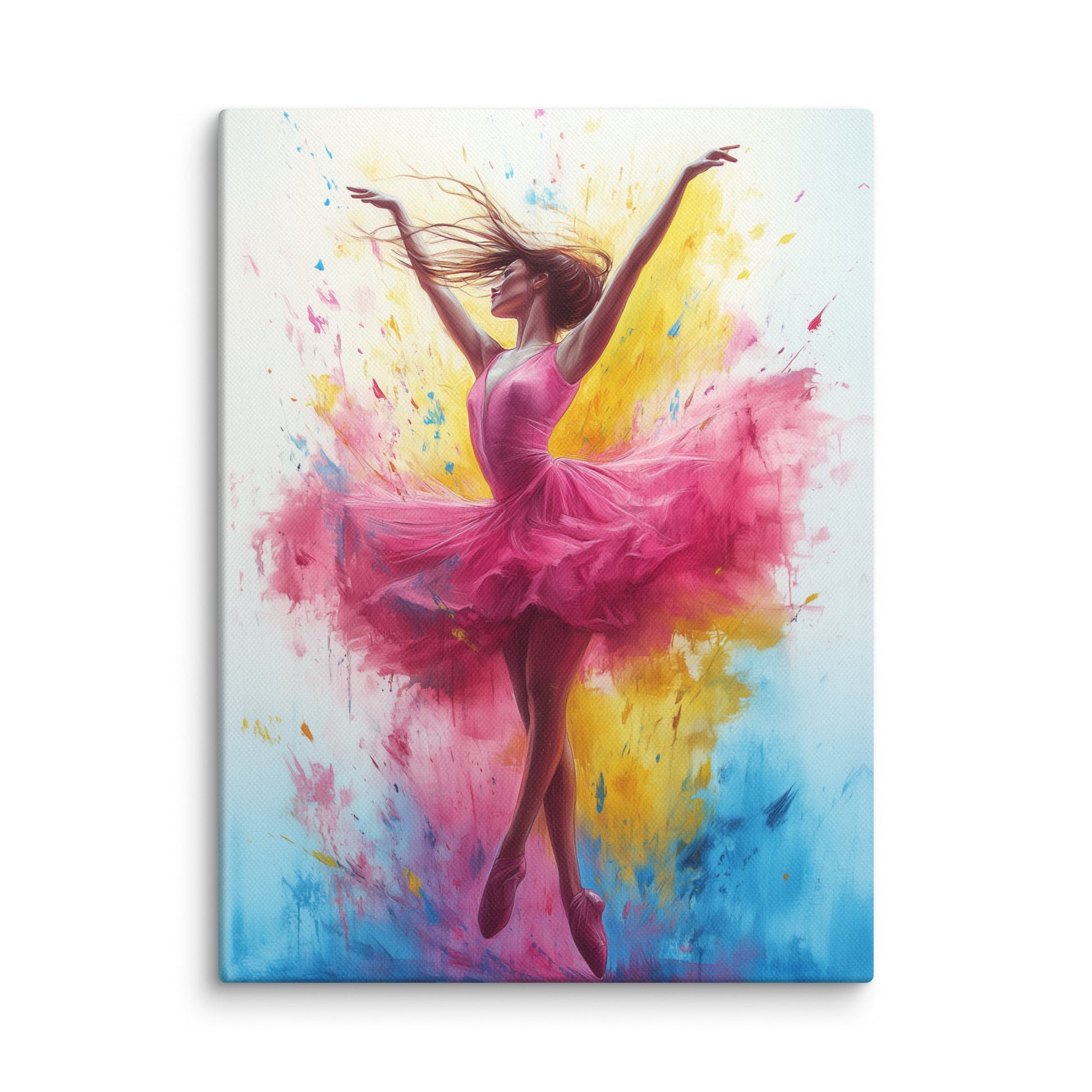 Peinture Aquarelle Danseuse – Légèreté du Mouvement Affiches, reproductions et œuvres graphiques Art Virtuoso S