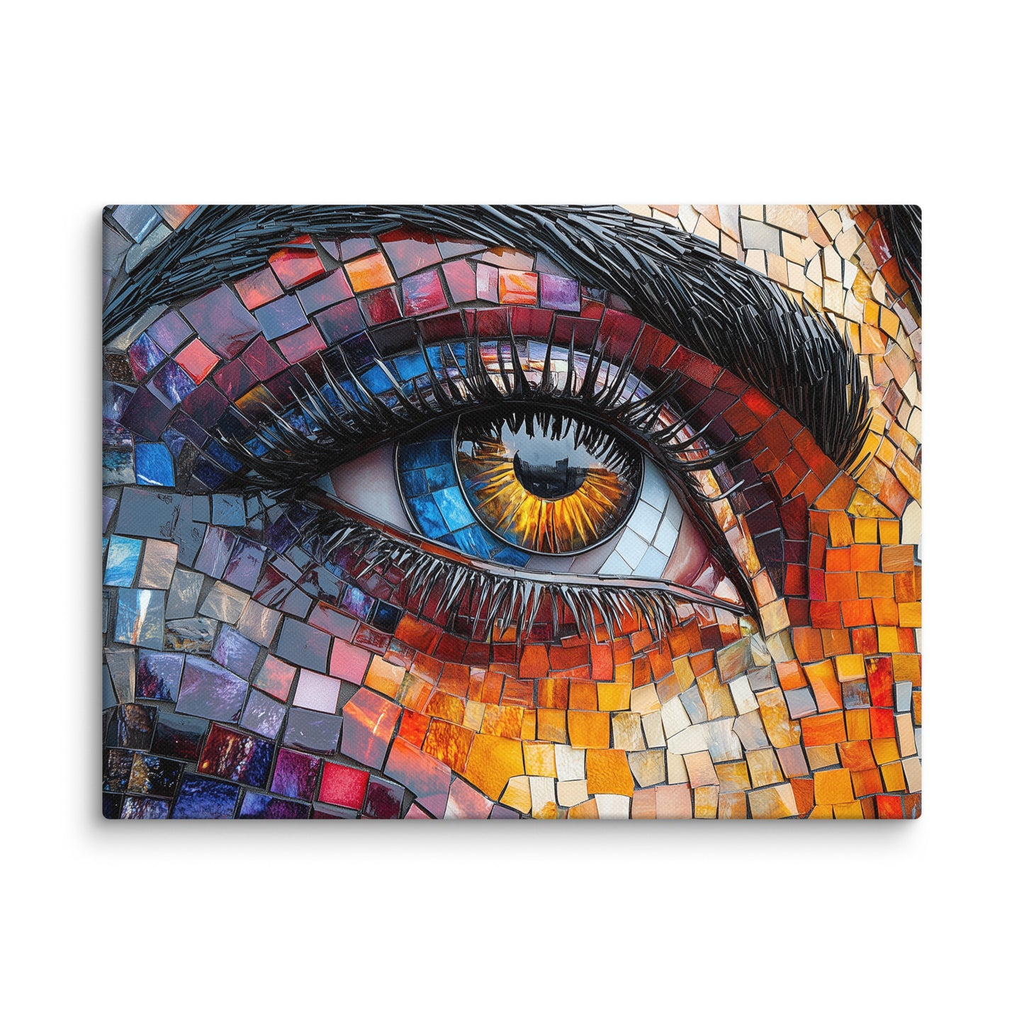 Peinture Mosaique Mural - Oeil Éblouissant Affiches, reproductions et œuvres graphiques Art Virtuoso S