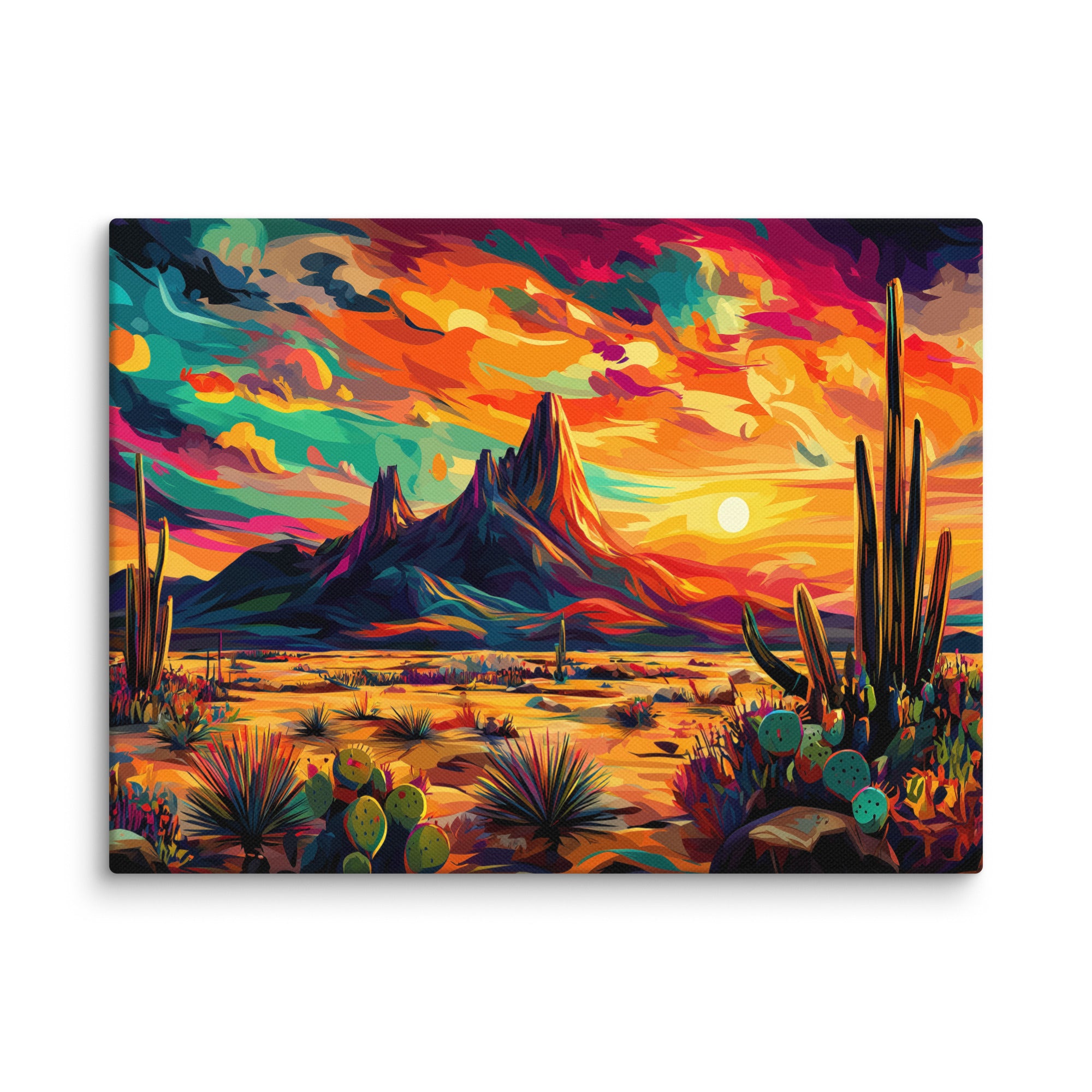 Mexican Desert Landscape – Arid Land and Blazing Sky | Art Virtuoso