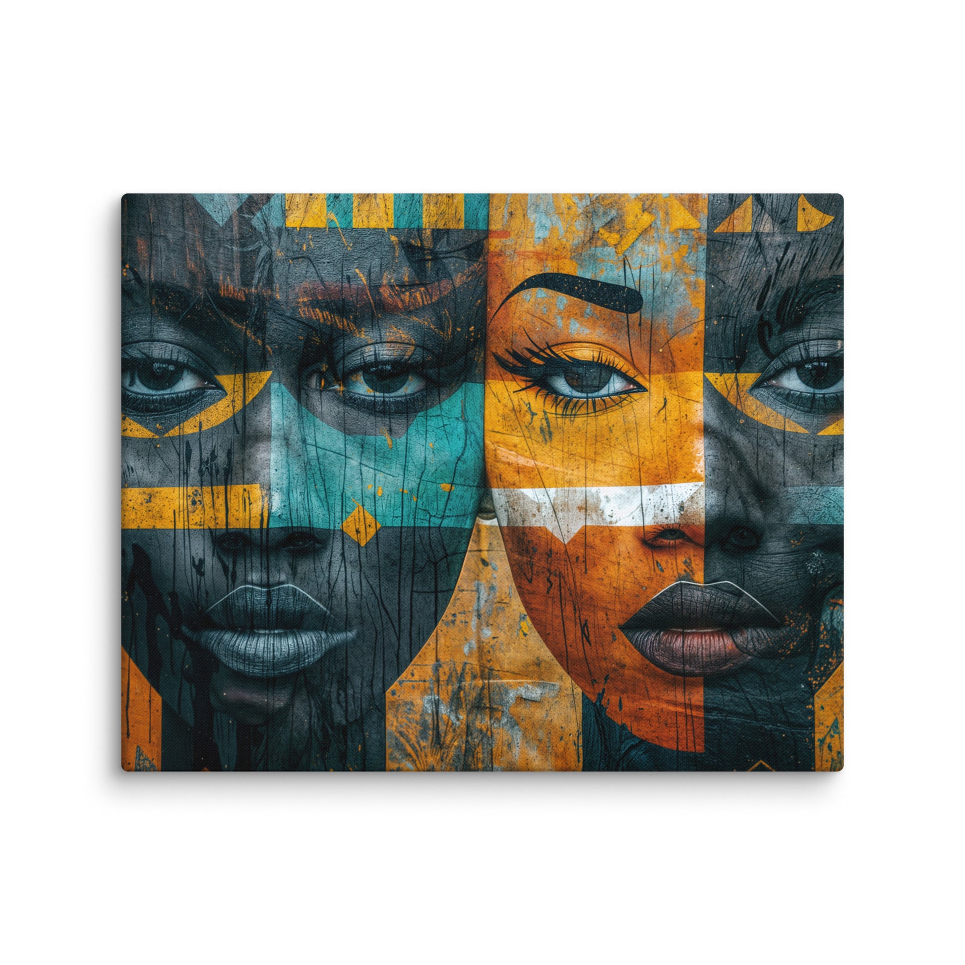 Tableau Art Africain - Dualité  Art Virtuoso M