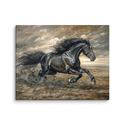 Tableau Peinture Cheval - Puissance en Mouvement  Art Virtuoso M  