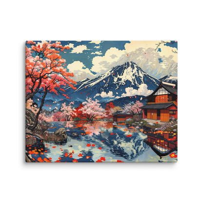 Tableau Japonais Ancien - Couleurs et Tradition  Art Virtuoso M  