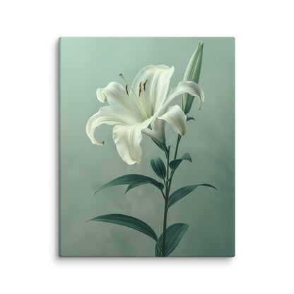 Fleur Peinture - Lys Blanc  Art Virtuoso M  