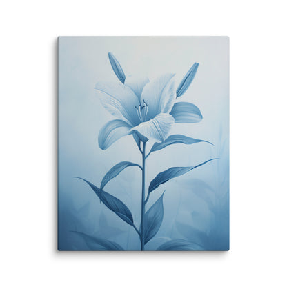 Fleur Sur Toile -  Lys Bleu  Art Virtuoso M  