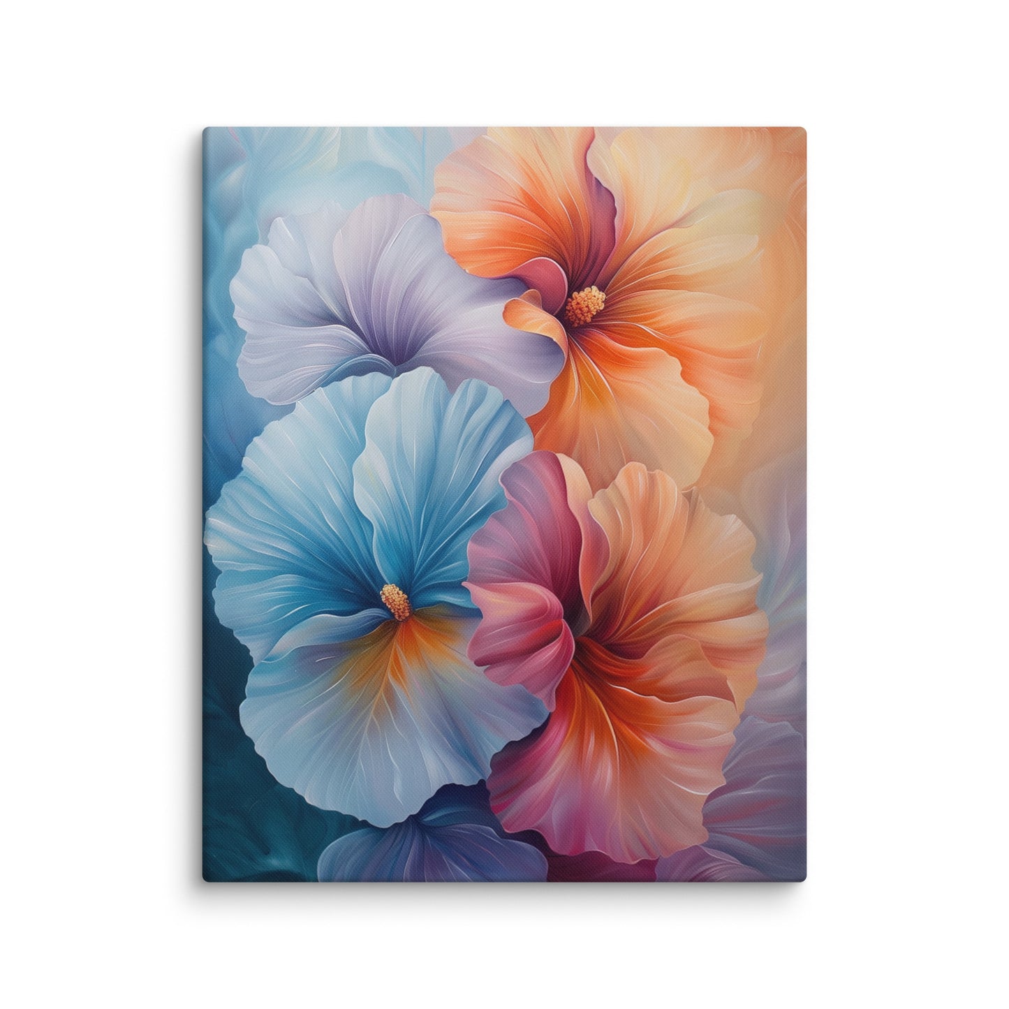 Tableau Fleurs au Pastel  Art Virtuoso M  