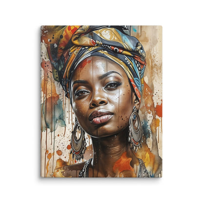 Tableau Femme Noire  Art Virtuoso M  