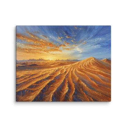 Tableau Paysage Sahara  Art Virtuoso M  