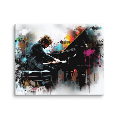 Tableau Pianiste en Harmonie Affiches, reproductions et œuvres graphiques Art Virtuoso M  