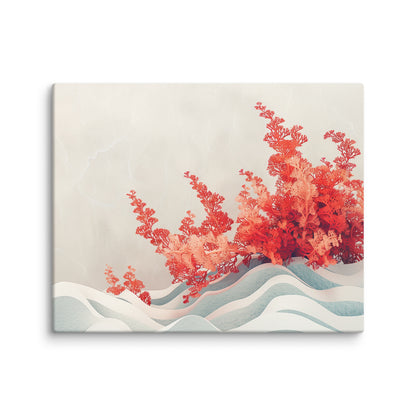 Sticker Mural Arc en plein cintre large - corail Sticker Mural Arc en plein cintre large - corail