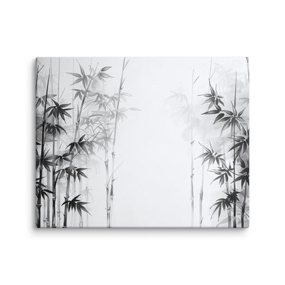 Tableau Peinture Blanc et Bambou Affiches, reproductions et œuvres graphiques Art Virtuoso M  