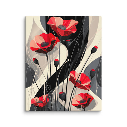 Tableau Coquelicots Moderne Affiches, reproductions et œuvres graphiques Art Virtuoso M  