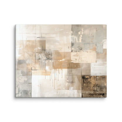 Tableau Beige et Taupe Abstrait Affiches, reproductions et œuvres graphiques Art Virtuoso M  