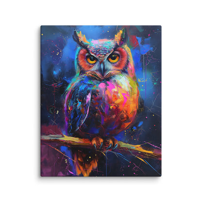 Tableau Hibou - Mystère Nocturne Affiches, reproductions et œuvres graphiques Art Virtuoso M  