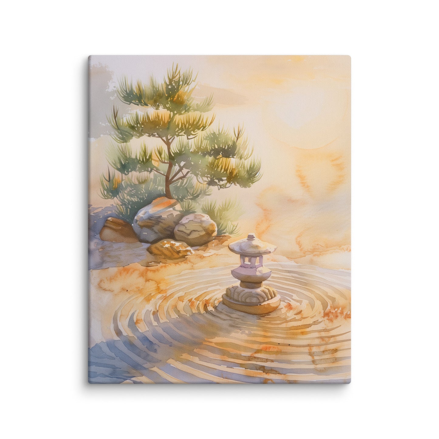 Tableau Vertical Zen - Petit Jardin