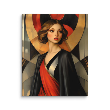 Tableau Art Deco - Femme Fatale Affiches, reproductions et œuvres graphiques Art Virtuoso M  