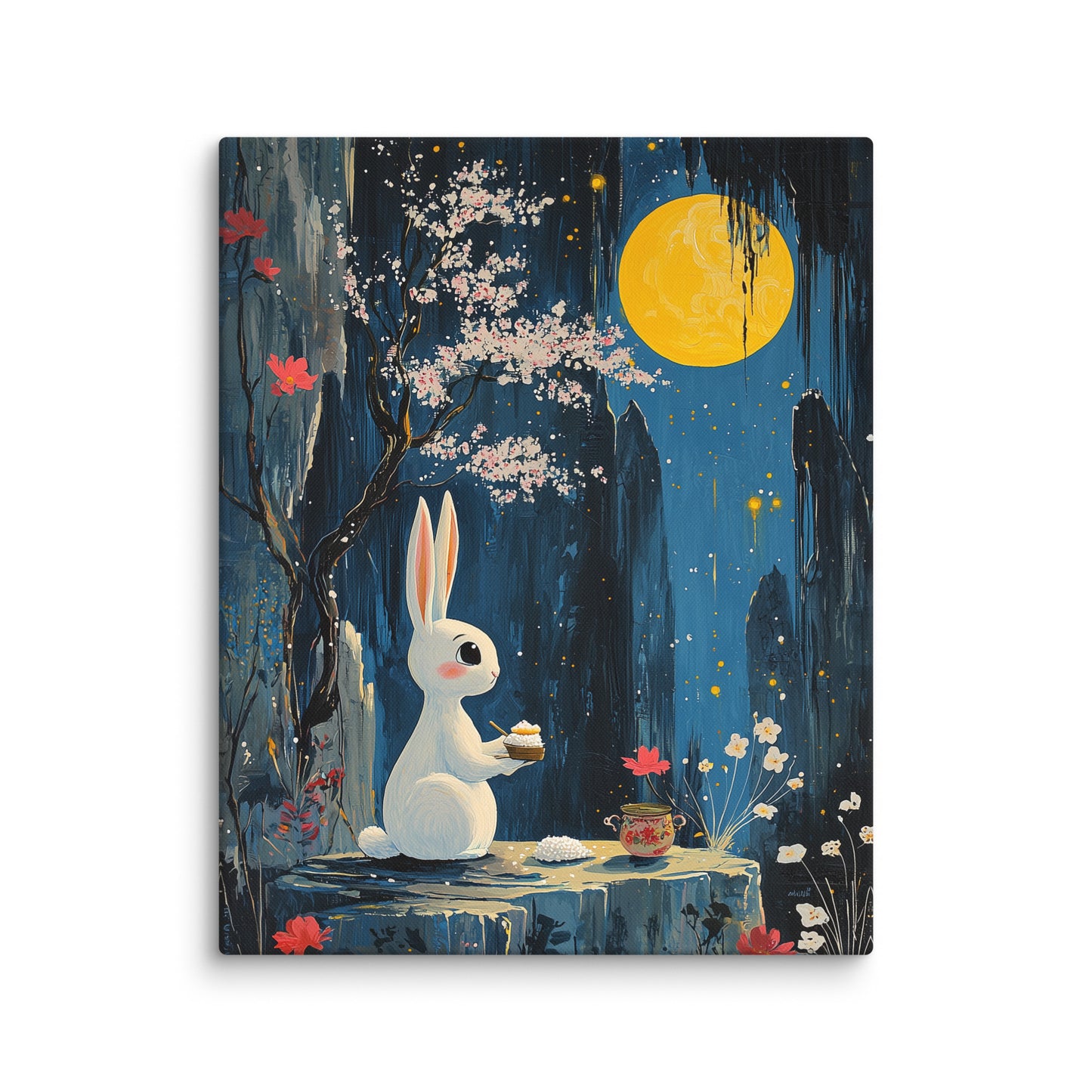 Tableau Enfant Lapin