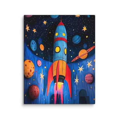 Tableau Fusée Enfant Affiches, reproductions et œuvres graphiques Art Virtuoso M  