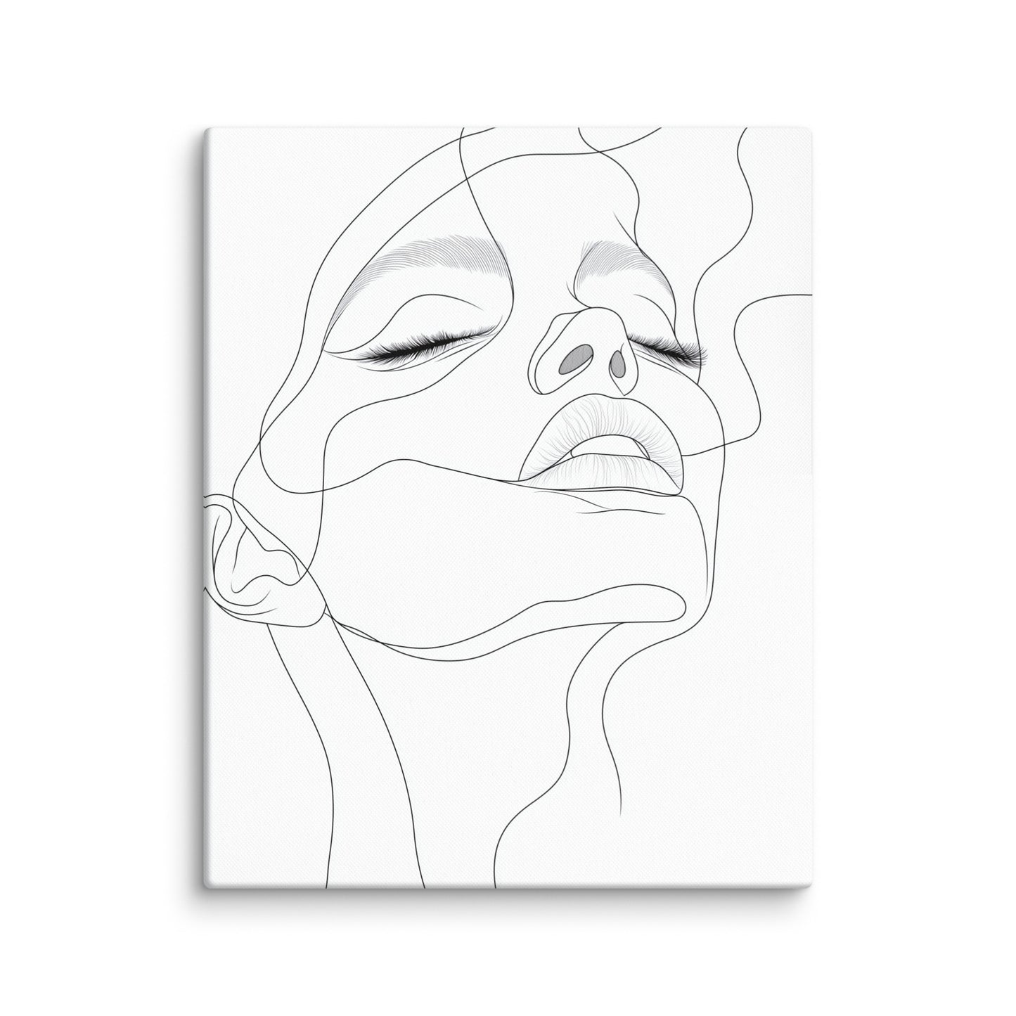 Toile Dessin Minimaliste Femme Affiches, reproductions et œuvres graphiques Art Virtuoso M  