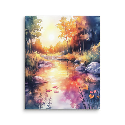 Tableau Nature Chambre - Rêverie Aquarelle Affiches, reproductions et œuvres graphiques Art Virtuoso M  