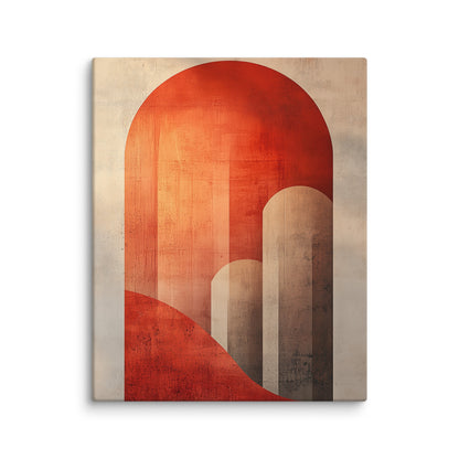 Terracotta et Gris sur Toile en Camaïeu Affiches, reproductions et œuvres graphiques Art Virtuoso M  