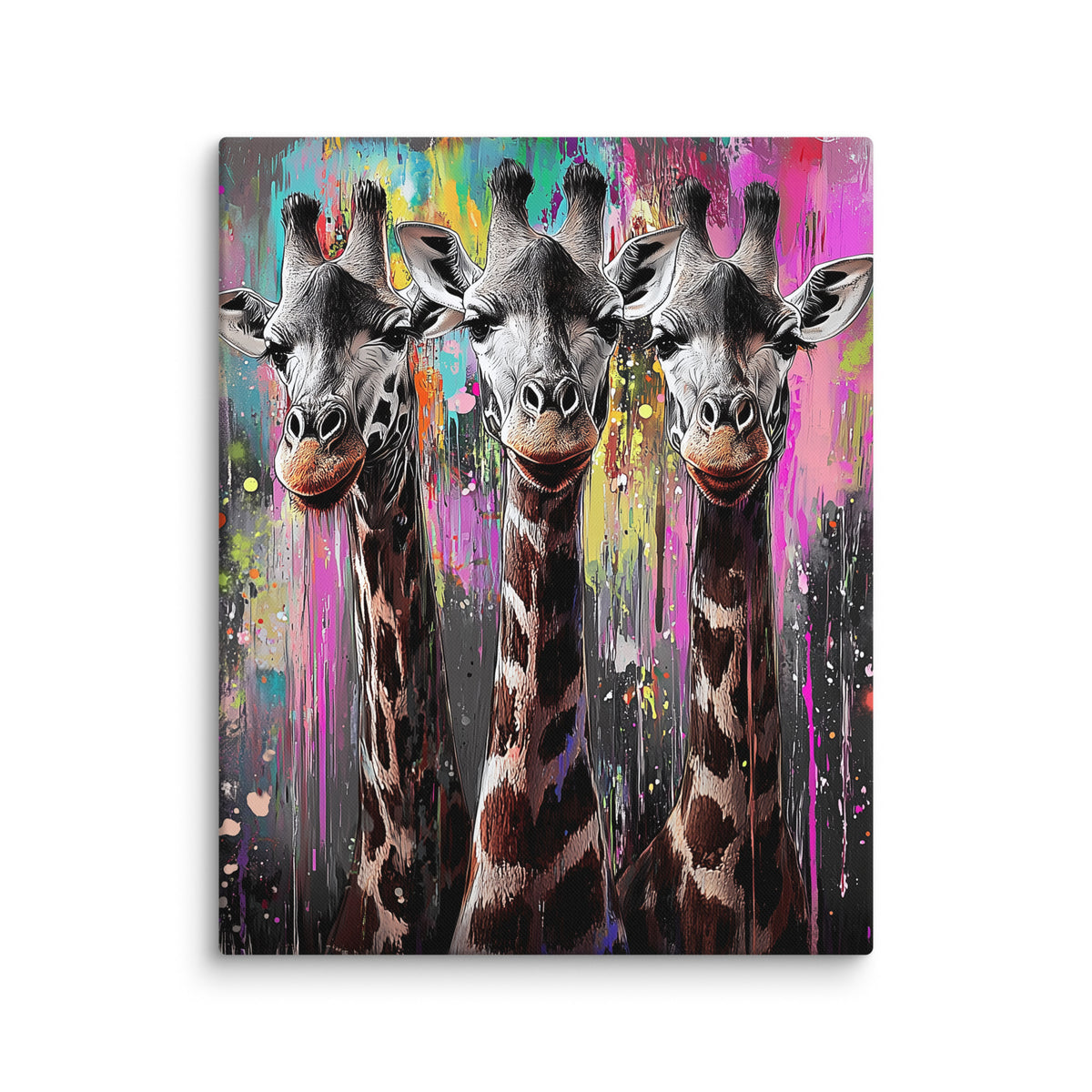 Tableau Girafes Pop Art Affiches, reproductions et œuvres graphiques Art Virtuoso M