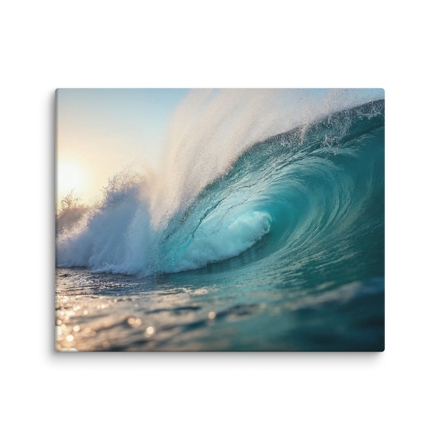 Tableau Photo Vague Turquoise Affiches, reproductions et œuvres graphiques Art Virtuoso M