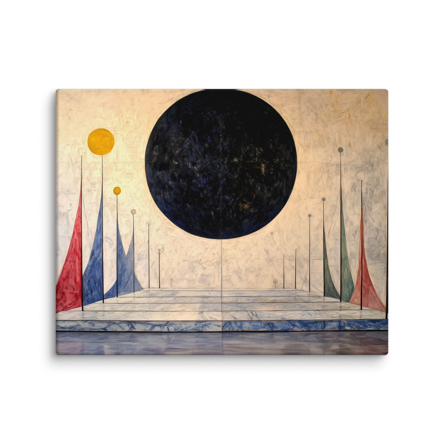 Tableau Décoration Scandinave - Eclipse Lunaire Affiches, reproductions et œuvres graphiques Art Virtuoso M