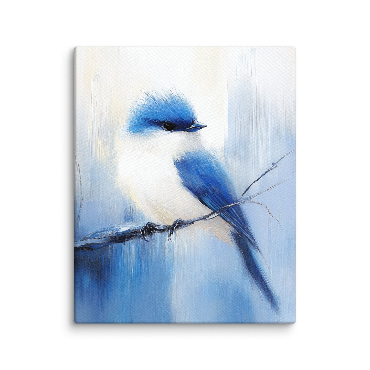 Tableau Oiseau Bleu - Plume d'Azur Affiches, reproductions et œuvres graphiques Art Virtuoso M