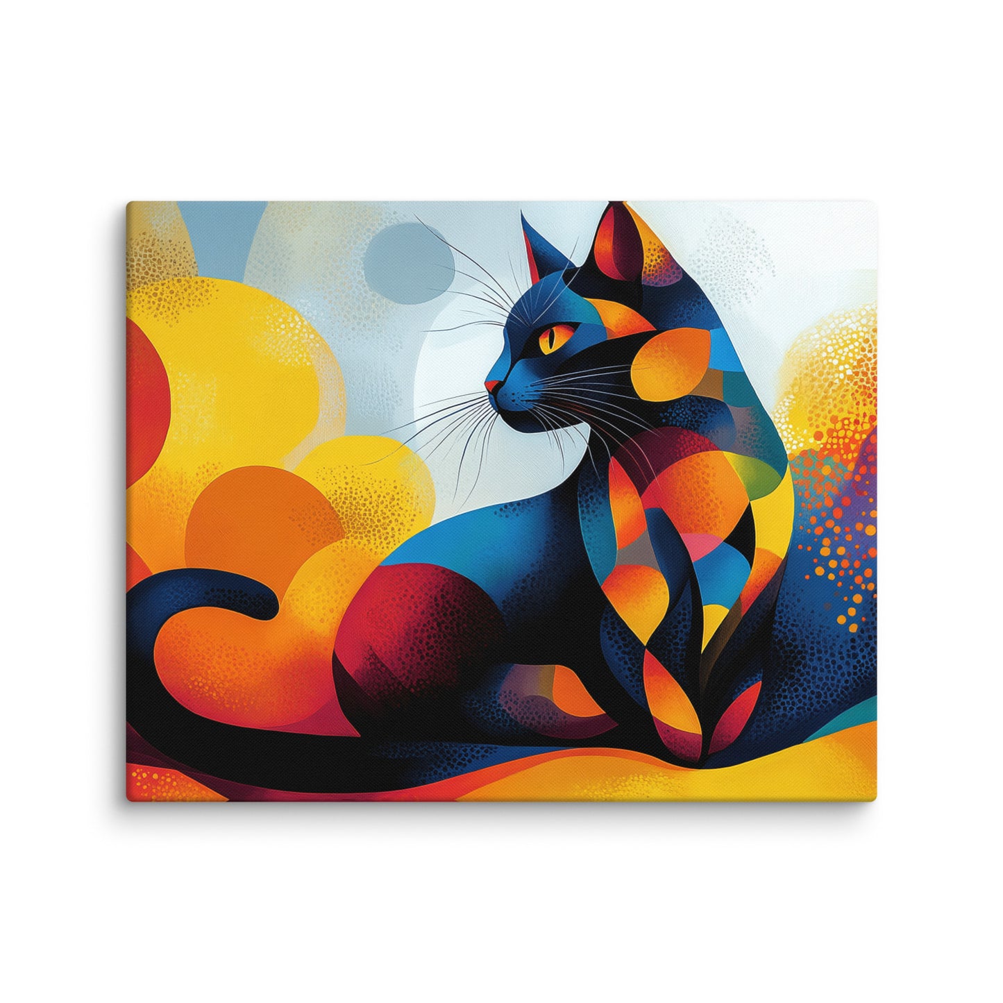 Tableau Toile Chat - Symphonie Féline Affiches, reproductions et œuvres graphiques Art Virtuoso M