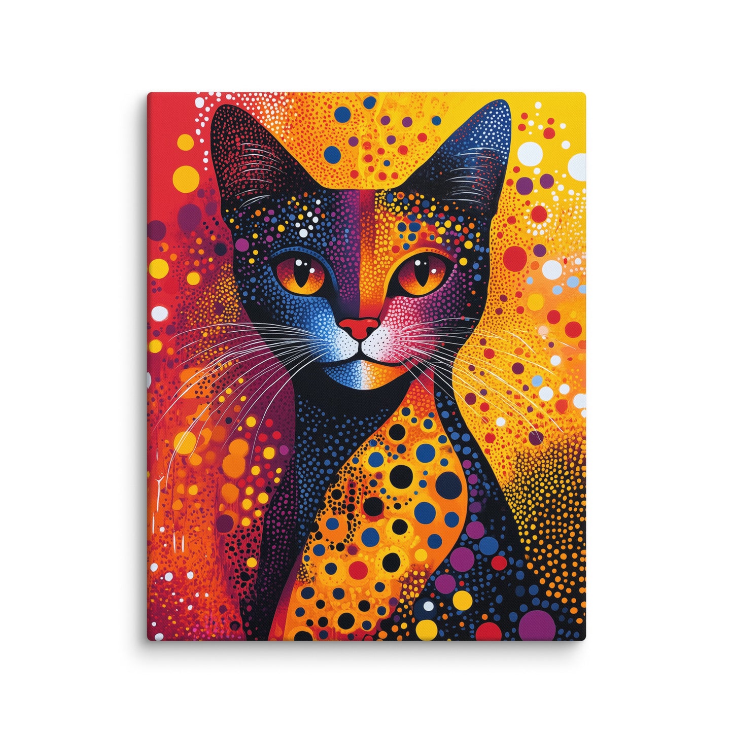 Peinture Chat Couleur - Cosmos Félin Affiches, reproductions et œuvres graphiques Art Virtuoso M