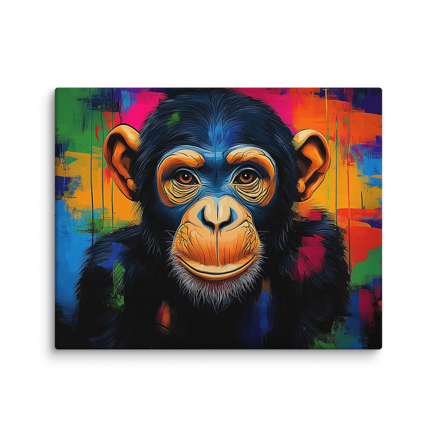 Toile Singe Coloré : Festival Pop Affiches, reproductions et œuvres graphiques Art Virtuoso M