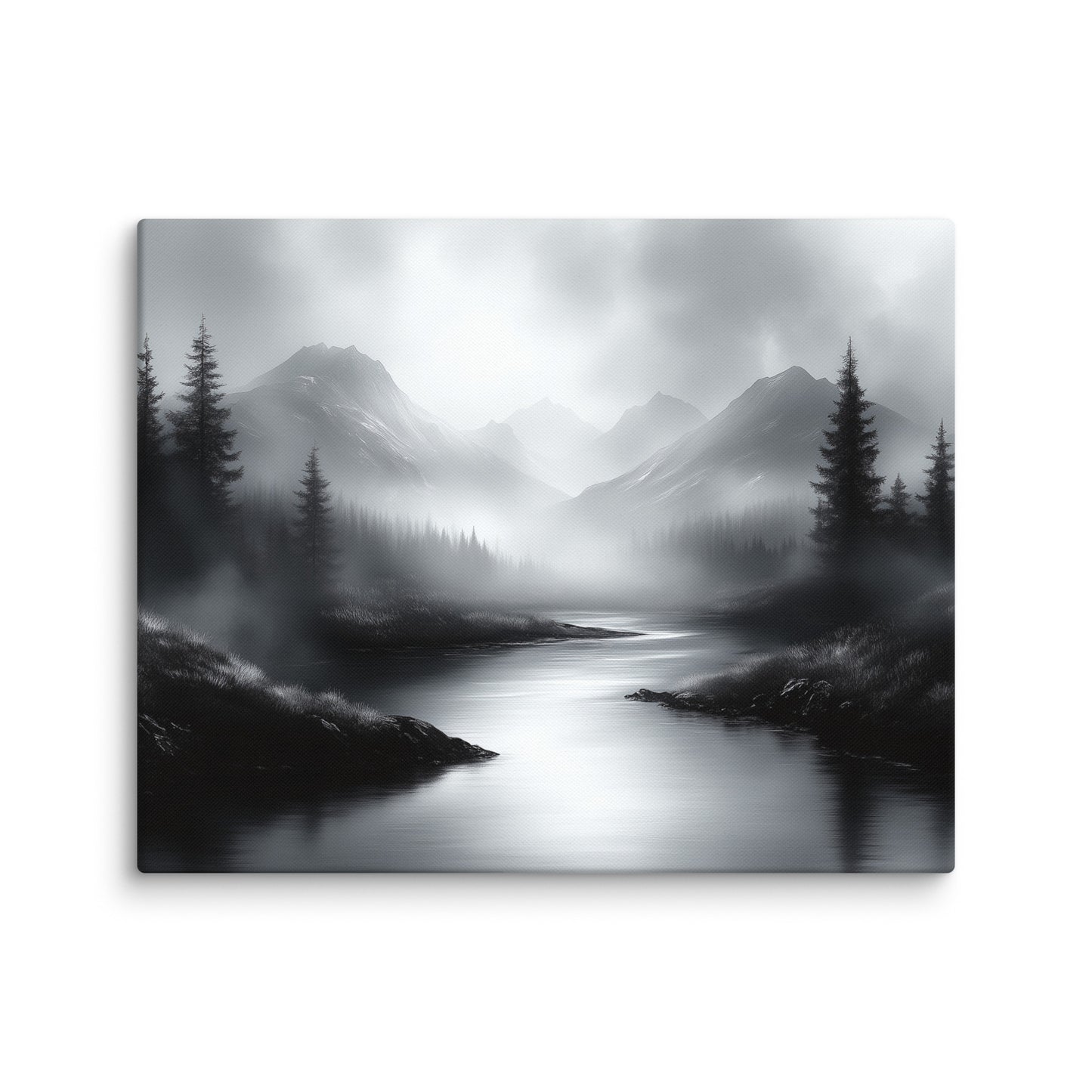 Tableau Paysage Nature Noir et Blanc Affiches, reproductions et œuvres graphiques Art Virtuoso M