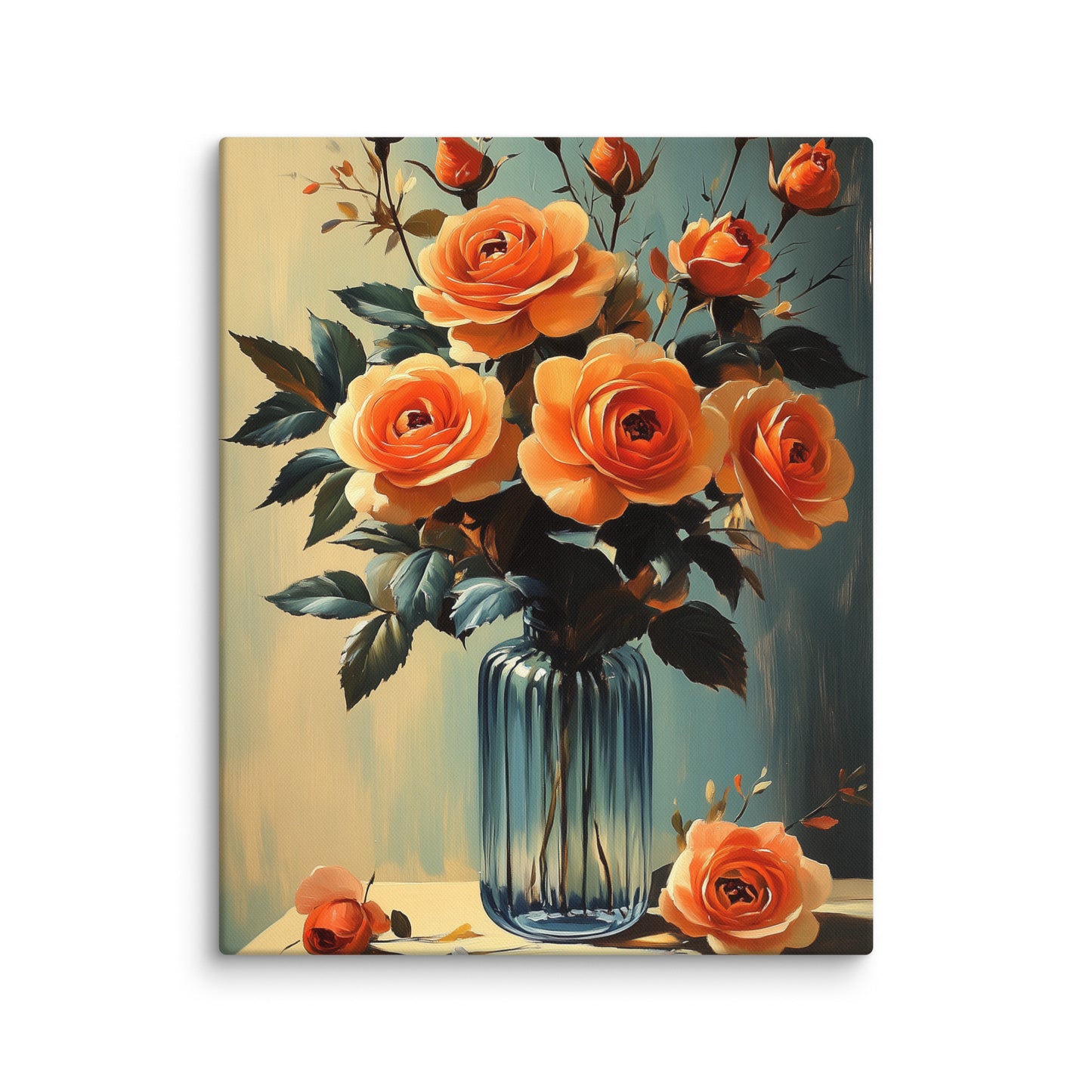 Tableau Vintage Cuisine : Roses Abricot Affiches, reproductions et œuvres graphiques Art Virtuoso M