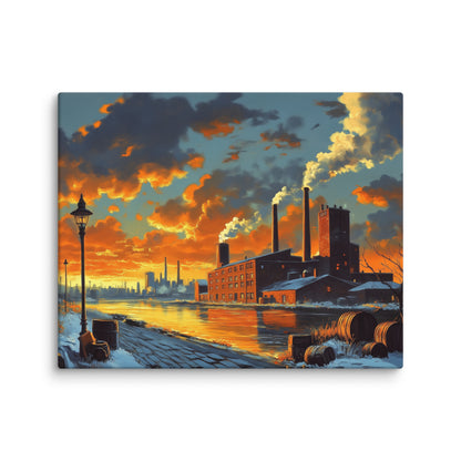 Tableau Vintage Industriel Urbain Affiches, reproductions et œuvres graphiques Art Virtuoso M