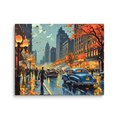 Tableau Style Vintage : Autumn City Affiches, reproductions et œuvres graphiques Art Virtuoso M