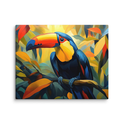 Tableau Toucan : Ambiance Tropicale Affiches, reproductions et œuvres graphiques Art Virtuoso M