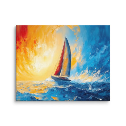 Tableau Acrylique Bateau : Aventure en Haute Mer Affiches, reproductions et œuvres graphiques Art Virtuoso M