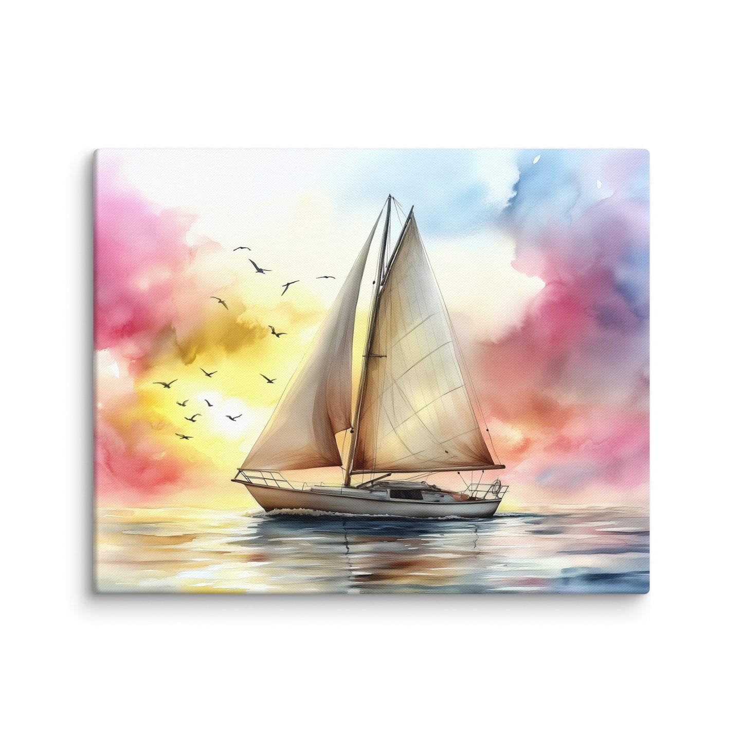 Tableau Aquarelle Voilier : Brise Marine Affiches, reproductions et œuvres graphiques Art Virtuoso M